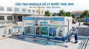 MODULE XỬ LÝ NƯỚC THẢI 3M3