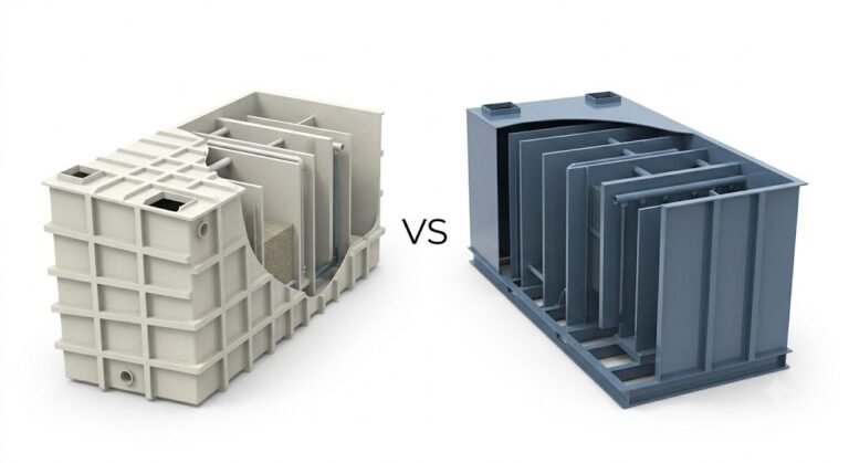Composite FRP Và Thép Epoxy: Đâu Là Vật Liệu Tốt Nhất Cho Module Xử Lý Nước Thải?