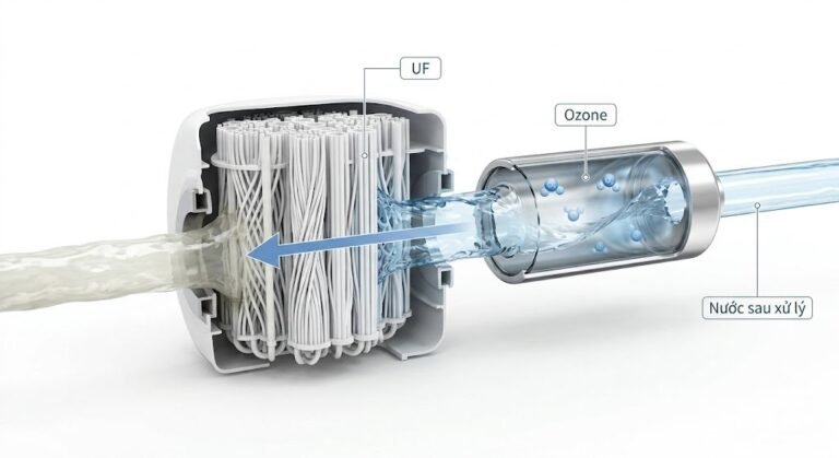 Chất Lượng Nước Đầu Ra Sau UF Và Ozone Đạt Mức Nào?