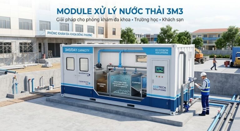 Module Xử Lý Nước Thải 3m3/Ngày: Giải Pháp Tủ Inox Cho Phòng Khám